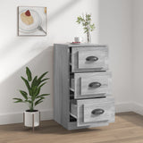 Sideboard Grey Sonoma 36x35.5x67.5 cm Engineered Wood - Rear View