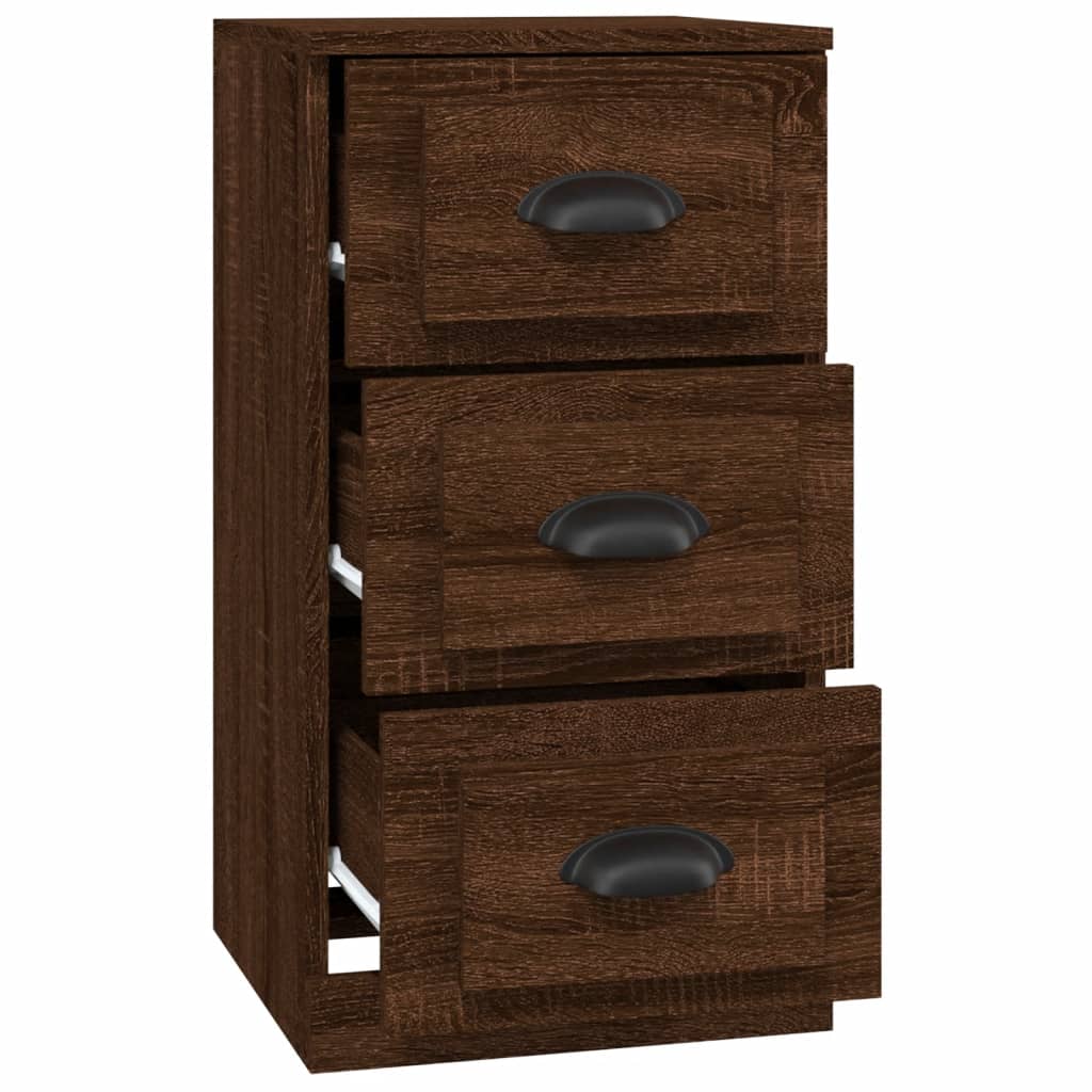 Sideboard Brown Oak 36x35.5x67.5 cm Engineered Wood