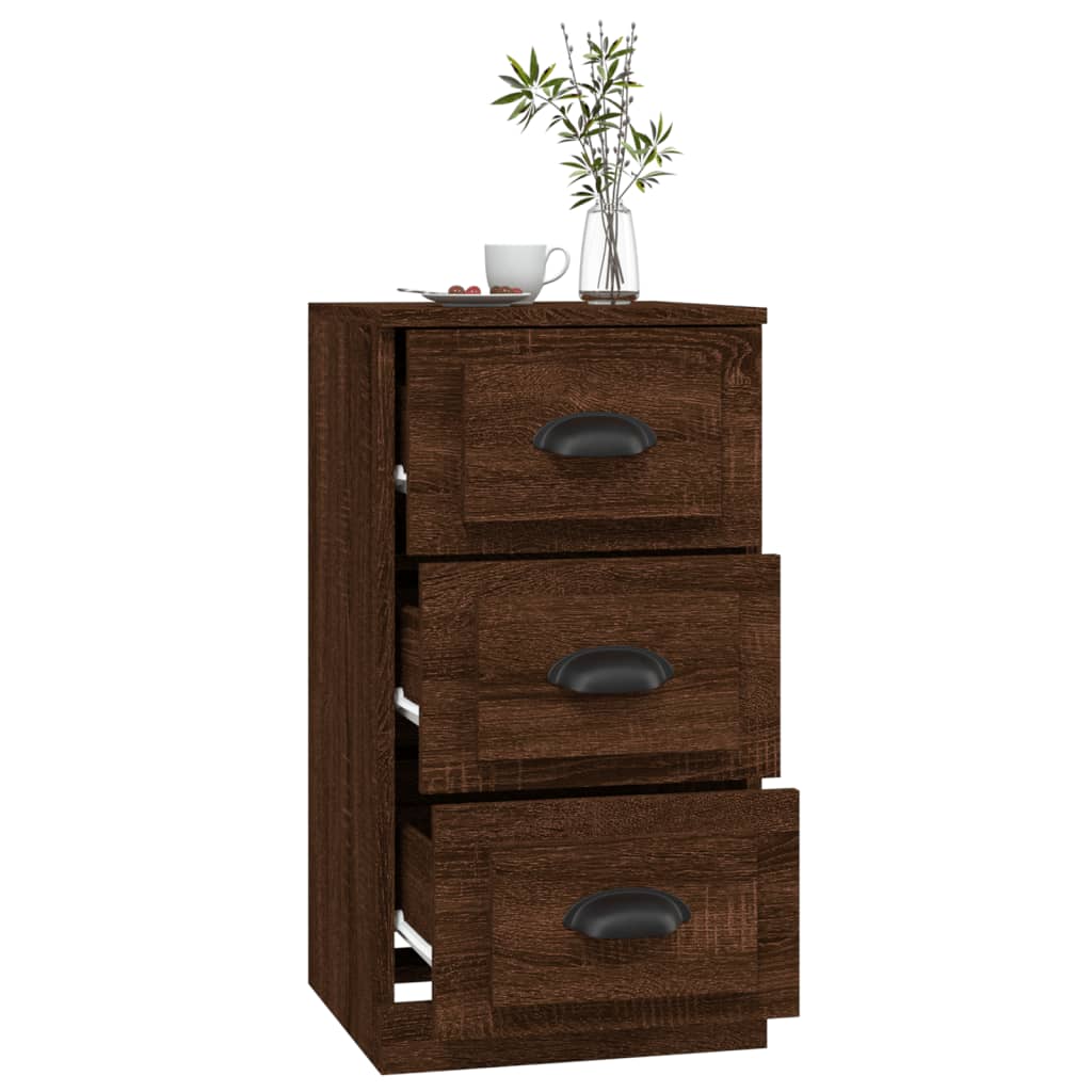 Sideboard Brown Oak 36x35.5x67.5 cm Engineered Wood