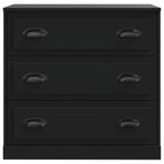 Sideboard Black 70x35.5x67.5 cm Engineered Wood