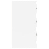 Sideboard High Gloss White 70x35.5x67.5 cm Engineered Wood