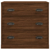 Sideboard Brown Oak 70x35.5x67.5 cm Engineered Wood