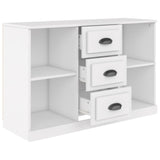 Sideboard White 104.5x35.5x67.5 cm Engineered Wood - Side View