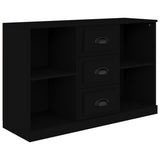 Sideboard Black 104.5x35.5x67.5 cm Engineered Wood - Front View