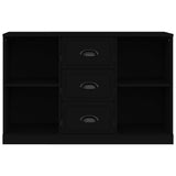 Sideboard Black 104.5x35.5x67.5 cm Engineered Wood