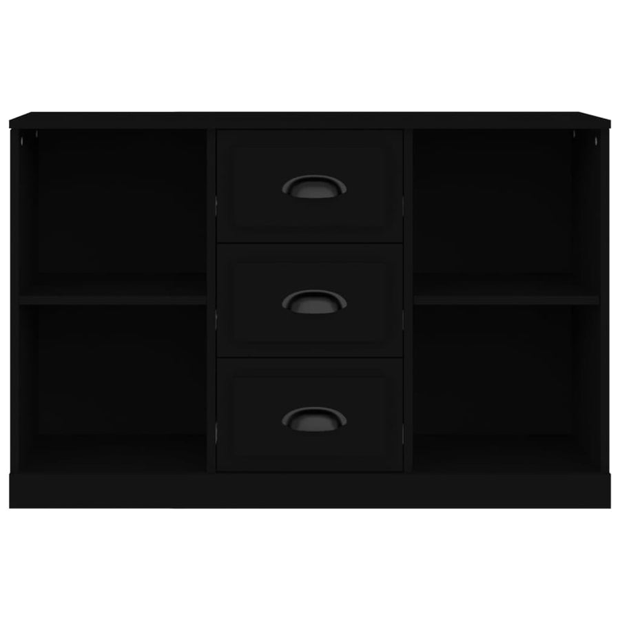Sideboard Black 104.5x35.5x67.5 cm Engineered Wood
