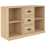 Sideboard Sonoma Oak 104.5x35.5x67.5 cm Engineered Wood - Front View