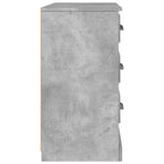 Sideboard Concrete Grey 104.5x35.5x67.5 cm Engineered Wood