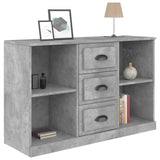 Sideboard Concrete Grey 104.5x35.5x67.5 cm Engineered Wood - Low Angle