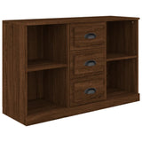 Sideboard Brown Oak 104.5x35.5x67.5 cm Engineered Wood - Front View