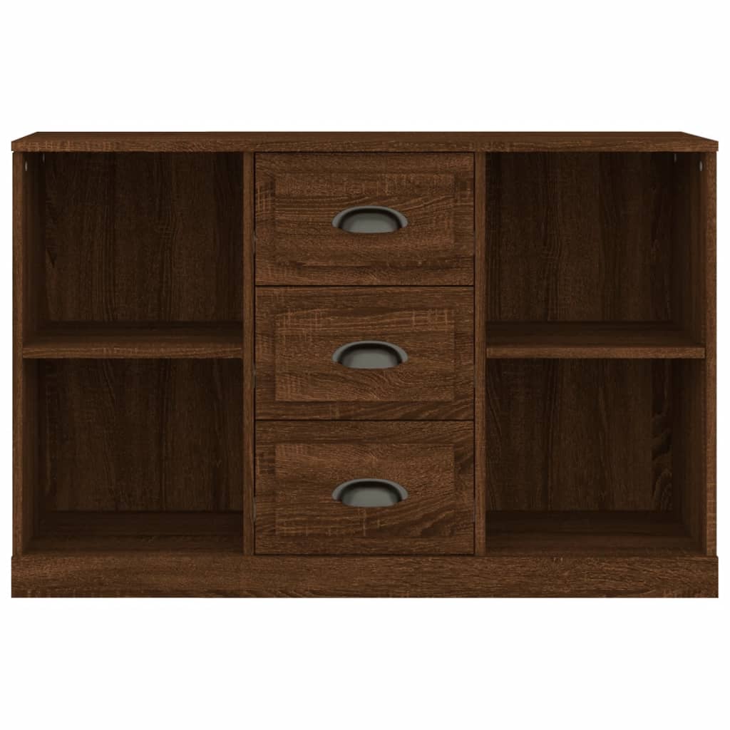 Sideboard Brown Oak 104.5x35.5x67.5 cm Engineered Wood
