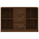 Sideboard Brown Oak 104.5x35.5x67.5 cm Engineered Wood