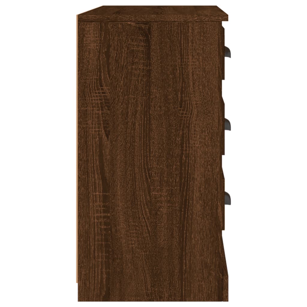 Sideboard Brown Oak 104.5x35.5x67.5 cm Engineered Wood