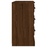 Sideboard Brown Oak 104.5x35.5x67.5 cm Engineered Wood