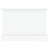 Coffee Table High Gloss White 90x50x35 cm Engineered Wood