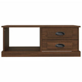Coffee Table Brown Oak 90x50x35 cm Engineered Wood