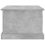 Coffee Table Concrete Grey 50x50x35 cm Engineered Wood - Low Angle