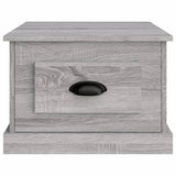 Coffee Table Grey Sonoma 50x50x35 cm Engineered Wood - Rear View