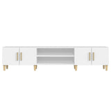 TV Cabinet White 180x31.5x40 cm Engineered Wood