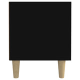 TV Cabinet Black 180x31.5x40 cm Engineered Wood - Low Angle