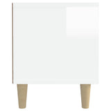 TV Cabinet High Gloss White 180x31.5x40 cm Engineered Wood - Low Angle