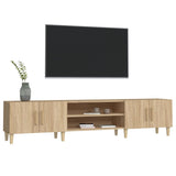 TV Cabinet Sonoma Oak 180x31.5x40 cm Engineered Wood - Top-Down View