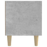 TV Cabinet Concrete Grey 180x31.5x40 cm Engineered Wood - Low Angle