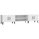 TV Cabinet White 180x31.5x40 cm Engineered Wood - Front View