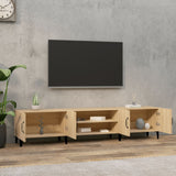 TV Cabinet Sonoma Oak 180x31.5x40 cm Engineered Wood - Side View