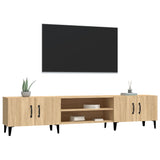 TV Cabinet Sonoma Oak 180x31.5x40 cm Engineered Wood - Top-Down View