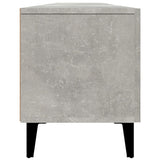 TV Cabinet Concrete Grey 180x31.5x40 cm Engineered Wood - Low Angle