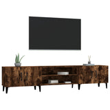 TV Cabinet Smoked Oak 180x31.5x40 cm Engineered Wood - Top-Down View