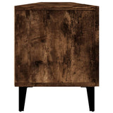 TV Cabinet Smoked Oak 180x31.5x40 cm Engineered Wood - Low Angle