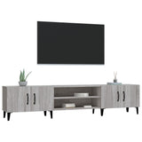 TV Cabinet Grey Sonoma 180x31.5x40 cm Engineered Wood - Top-Down View