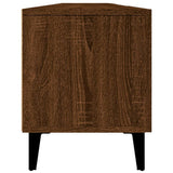 TV Cabinet Brown Oak 180x31.5x40 cm Engineered Wood - Low Angle