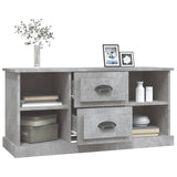 TV Cabinet Concrete Grey 99.5x35.5x48 cm Engineered Wood - 45-Degree Angle