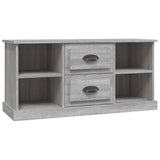 TV Cabinet Grey Sonoma 99.5x35.5x48 cm Engineered Wood - Front View