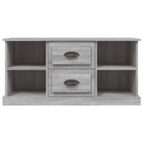 TV Cabinet Grey Sonoma 99.5x35.5x48 cm Engineered Wood - Rear View