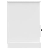 TV Cabinet White 80x35x50 cm Engineered Wood