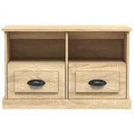 TV Cabinet Sonoma Oak 80x35x50 cm Engineered Wood