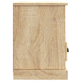 TV Cabinet Sonoma Oak 80x35x50 cm Engineered Wood - Close-Up Angle