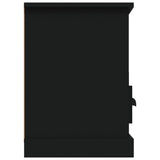 TV Cabinet Black 100x35x50 cm Engineered Wood - Low Angle