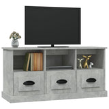 TV Cabinet Concrete Grey 100x35x50 cm Engineered Wood - Top-Down View
