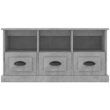 TV Cabinet Concrete Grey 100x35x50 cm Engineered Wood