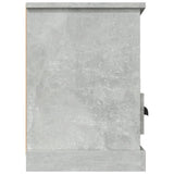TV Cabinet Concrete Grey 100x35x50 cm Engineered Wood - Low Angle
