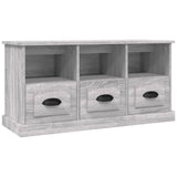 TV Cabinet Grey Sonoma 100x35x50 cm Engineered Wood - Front View