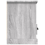 TV Cabinet Grey Sonoma 100x35x50 cm Engineered Wood - Low Angle