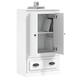 Highboard White 60x35.5x103.5 cm Engineered Wood - 45-Degree Angle