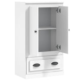 Highboard White 60x35.5x103.5 cm Engineered Wood - Low Angle