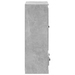 Highboard Concrete Grey 60x35.5x103.5 cm Engineered Wood